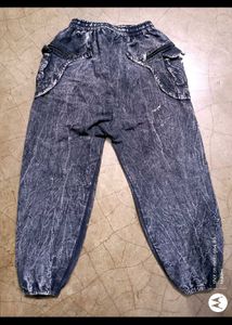 y2k charcoal baggy pants joggers
