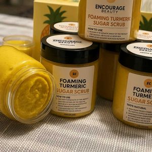 Detan Turmeric Scrub 350 Gm
