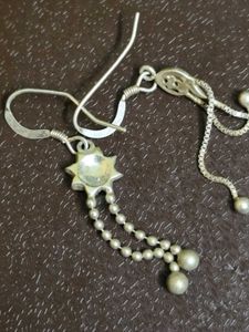 Pure Silver Mismatched Earrings