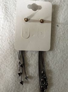Unique Dark Drop Earrings
