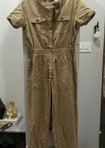 Khaki Utility Jumpsuit