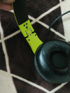 Neon Green Headphones