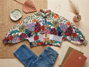 Vibrant Floral Print shirt