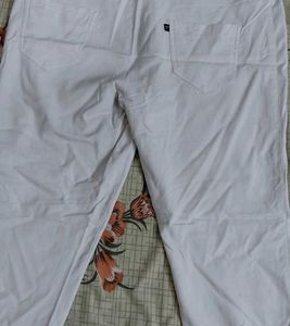 White Comfortable Pants