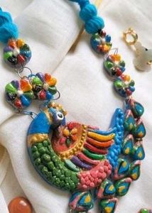 Handmade Peacock Necklace
