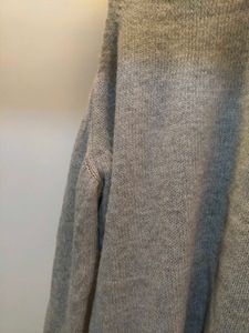 Gray Cold Shoulder Sweater