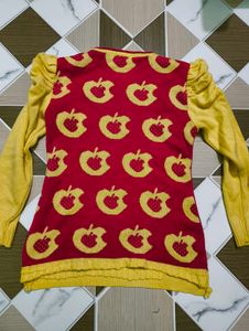💛 Yellow💗💗pink 🍎 Sweater