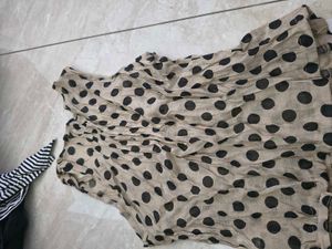 Sheer Polka Dot Tank Top