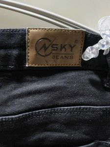 Black Denim Shorts