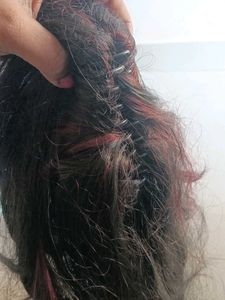 hair extensions with color