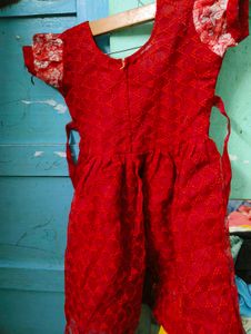 Beautiful Red Dress for Girls