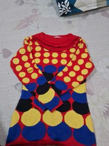 Colorful Polka Dot Long Sleeve Top