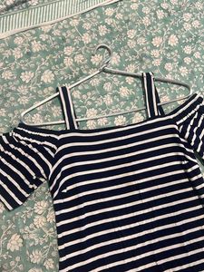 Mango Cold Shoulder Dress - Ages 7-9 years