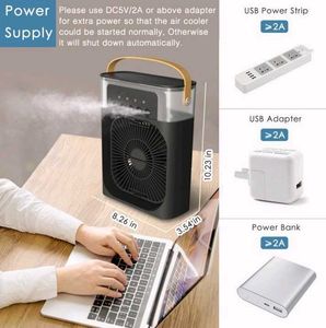 Portable Mini AirCooler With Mist Function Fan(RH)