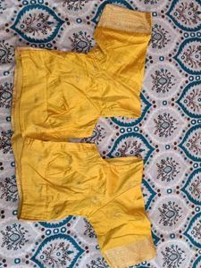 Yellow Embroidered Blouse