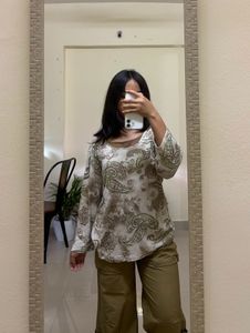 Paisley Y2K Top