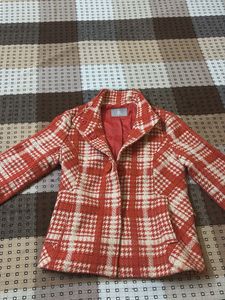 Charming Plaid Girls' Coat