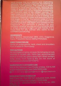 Neud Grasse Pink Perfume