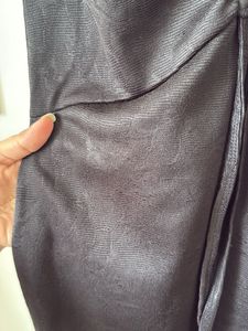 Chic Black Ruched Spaghetti Strap Dress