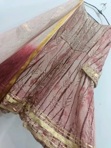 Flawless Gota Worked Gharara Dress