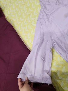 Lilac Button-Up Shirt