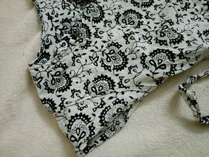 Beautiful Long Cotton Frock ..With Kalankari Print