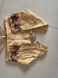Embroidered Gold Blouse
