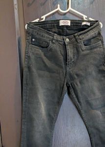 Flared Black Denim Jeans