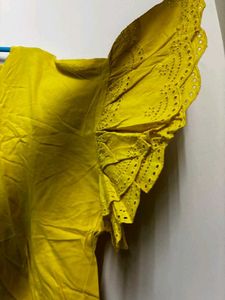 Yellow V-Neck T-Shirt
