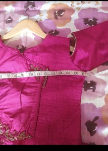 Raw Silk Gown