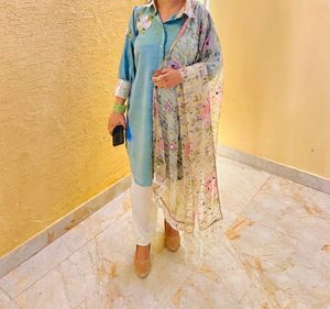 Beautiful Co-ord Set With Stylish Dupatta..😊