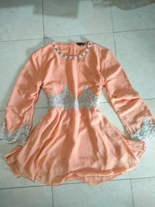 Peach chatpati Kurti 🐇🌟🍭🪶🍪