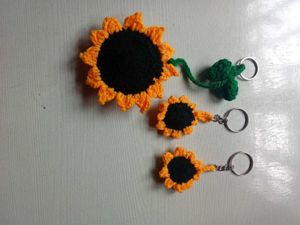 Handmade Evil Eye Keychain Set