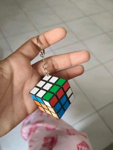 Rubik's Cube Keychain