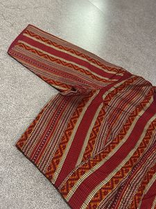 Red Striped Ethnic Blouse