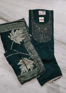 Elegant Dark Green Kurta Set