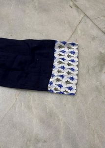 New Unused Cotton Kurta With Embroidery