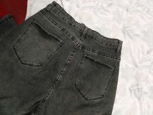 Gray Denim Jeans