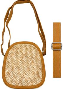Handwoven Bamboo Crossbody Bag