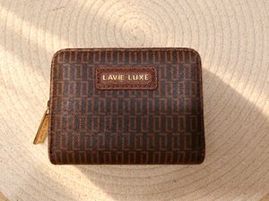 Lavie Luxe Brown Monogram Wallet