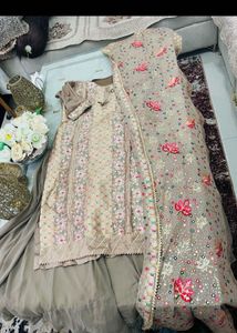Elegant Beige Lehenga Choli
