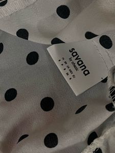 Cute Polka Dot Ruffle Halter Top