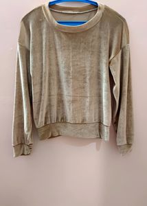 Shiny Velvet Top