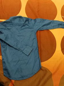kids Blue Terno Long Sleeve Shirt