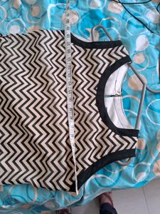 2 layer Printed Sleeveless Dress mid office wear