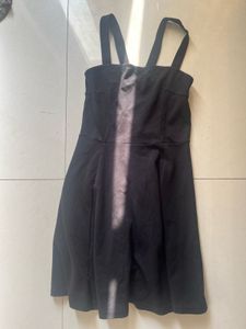 Black Spaghetti Strap Mini Dress