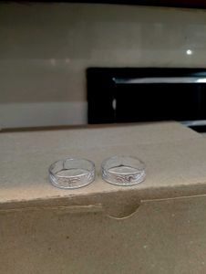 Pair of Silver Toe Rings