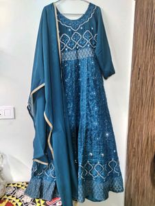 Elegant Teal Suit Set