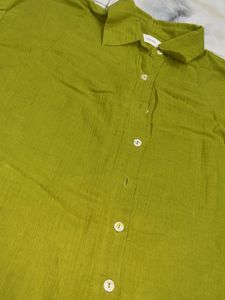Women Casual long Shirts -  Green