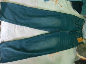 Wide Leg Denim Jeans